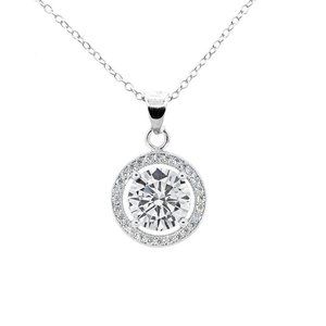 Cate & Chloe Blake True 18k White Gold Necklance